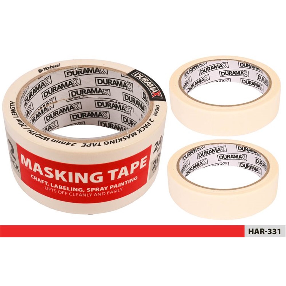 Duramax Masking Tape 24mm x 20m 2pk